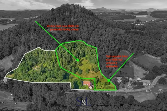 Prodej pozemku pro bydlení, Proseč pod Ještědem, 19100 m2