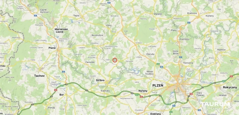 Prodej pozemku pro bydlení, Trpísty, 1548 m2