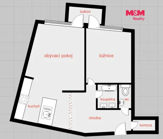 Pronájem bytu 2+kk, Ostrava - Moravská Ostrava, Blahoslavova, 112 m2