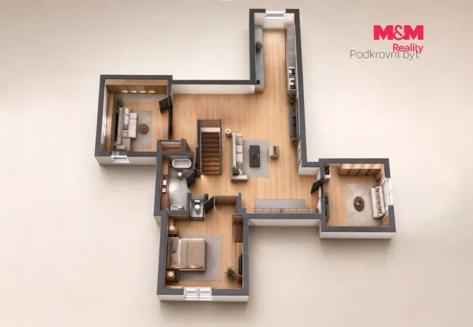 Prodej bytu 2+kk, Liberec, Ruprechtická, 100 m2