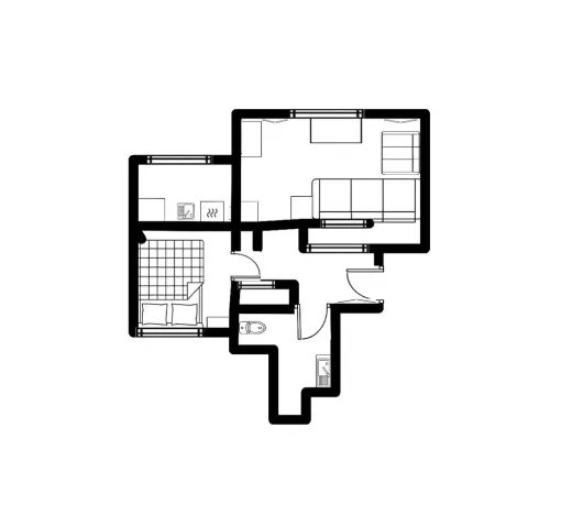 Pronájem bytu 2+kk, Praha - Vršovice, Bulharská, 31 m2
