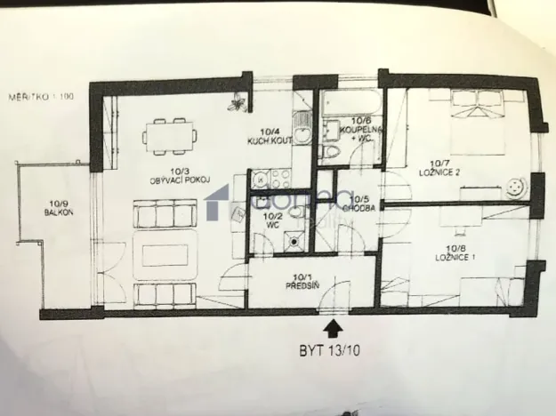Pronájem bytu 3+kk, Praha, Podvinný mlýn, 80 m2