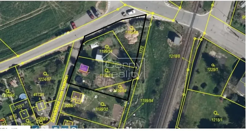 Prodej pozemku pro bydlení, Hradec Králové, Červený Dvůr, 1081 m2