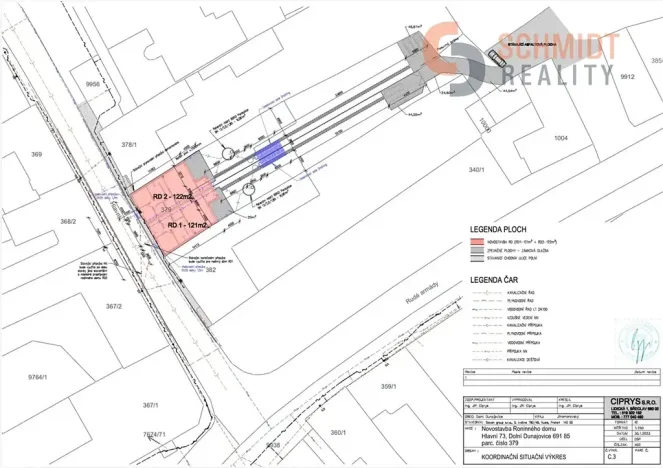 Prodej pozemku pro bydlení, Dolní Dunajovice, Hlavní, 1140 m2