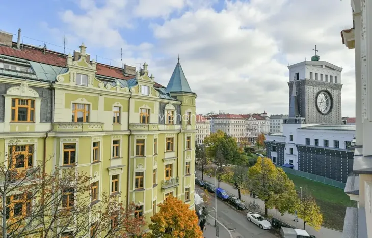 Pronájem bytu 2+kk, Praha - Vinohrady, náměstí Jiřího z Poděbrad, 54 m2