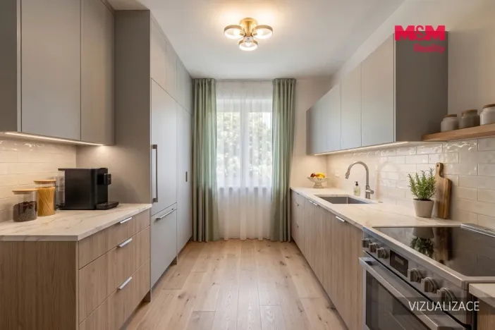 Prodej bytu 2+1, Kladno - Kročehlavy, Otevřená, 56 m2