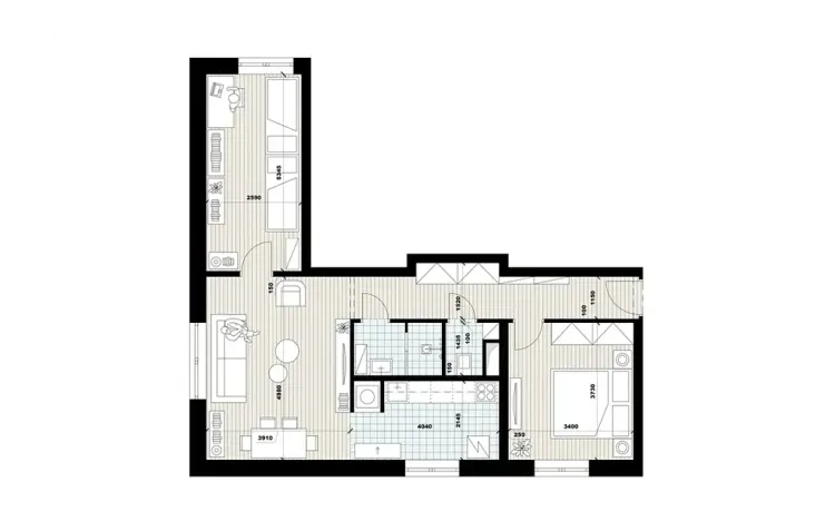 Prodej bytu 3+1, Kašperské Hory, Vimperská, 72 m2