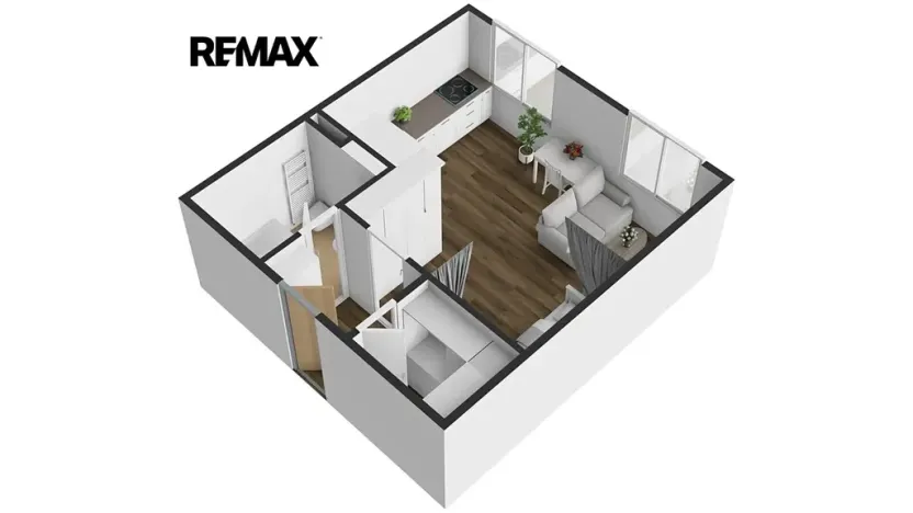 Pronájem bytu 1+kk, Klecany, V Honech, 30 m2