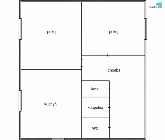 Pronájem bytu 2+kk, Praha - Háje, K Milíčovu, 47 m2