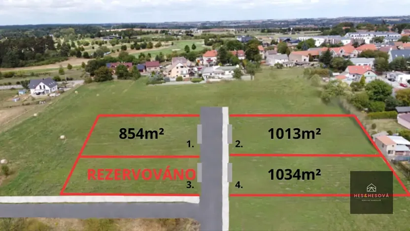 Prodej pozemku pro bydlení, Vysoký Újezd, Na Nouzově, 854 m2