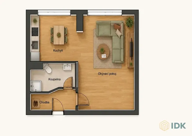 Prodej bytu 1+1, Benešov, Nová Pražská, 40 m2