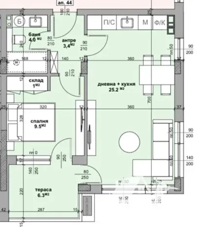 Prodej bytu 2+kk, Ravda, Bulharsko, 58 m2