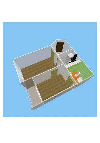 Pronájem bytu 2+kk, Praha - Střešovice, Za Hládkovem, 40 m2