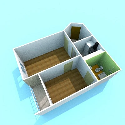Pronájem bytu 2+kk, Praha - Střešovice, Za Hládkovem, 40 m2