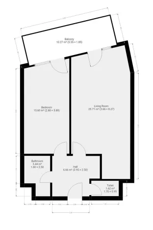 Pronájem bytu 2+kk, Praha - Smíchov, Jeřabinová, 53 m2