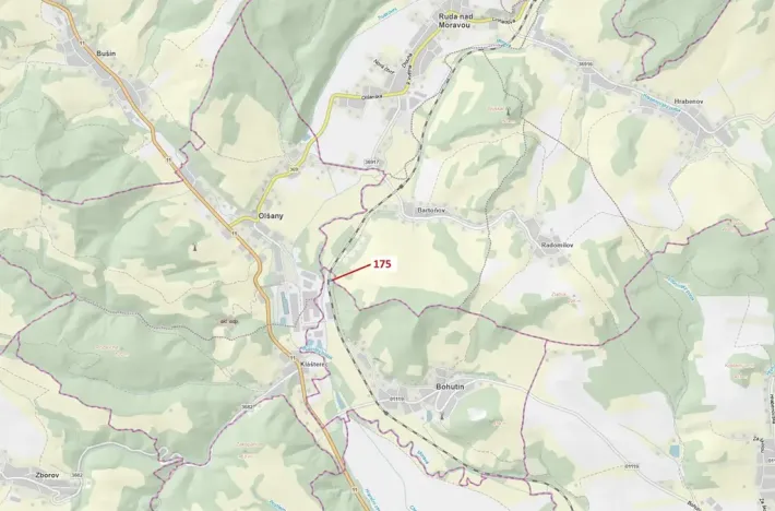 Dražba lesa, Bohutín, 827 m2