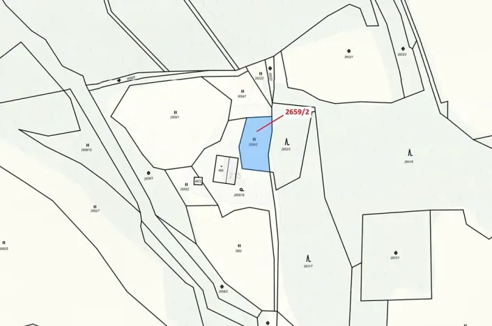 Dražba louky, Valašská Bystřice, 614 m2