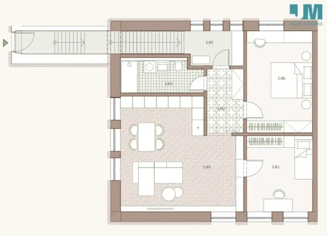 Prodej bytu 3+kk, Býchory, 80 m2