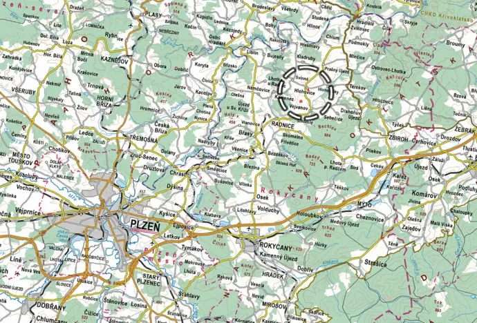 Prodej pole, Hlohovice, 25592 m2