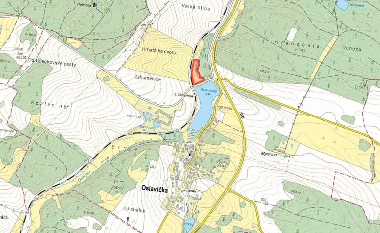 Prodej louky, Oslavička, 5986 m2