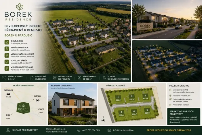 Prodej pozemku pro bydlení, Borek, 8494 m2