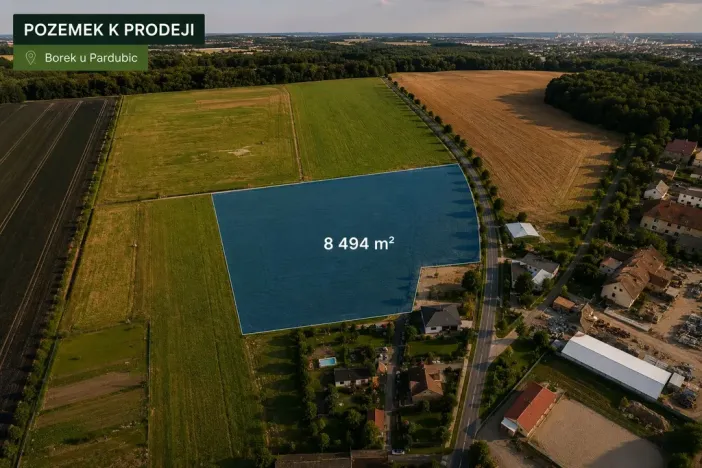 Prodej pozemku pro bydlení, Borek, 8494 m2