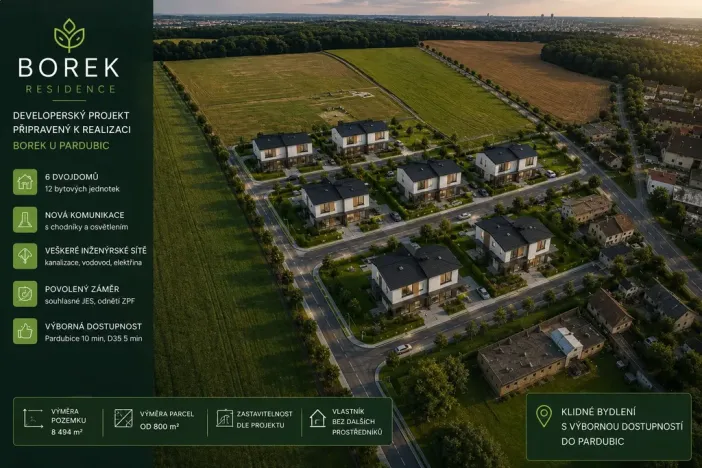 Prodej pozemku pro bydlení, Borek, 8494 m2