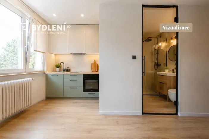 Prodej bytu 1+1, Krupka, Sídliště Nad plovárnou, 40 m2
