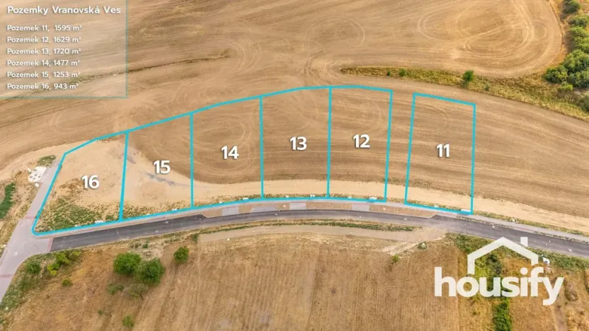 Prodej pozemku pro bydlení, Vranovská Ves, 1595 m2