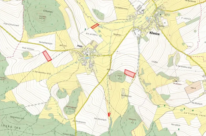 Prodej pole, Křenice, 15611 m2