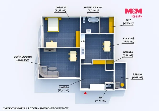 Pronájem bytu 4+kk, Rokycany, Hradební, 92 m2