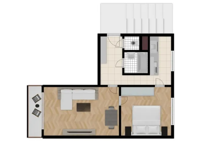 Prodej bytu 2+1, Česká Lípa, Bendlova, 53 m2