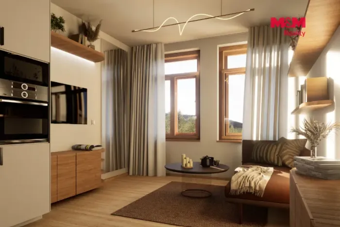 Prodej bytu 2+kk, Praha - Smíchov, Grafická, 36 m2