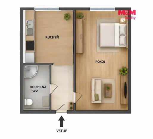 Prodej bytu 1+1, Karviná - Hranice, Bratr. Veverkových, 36 m2