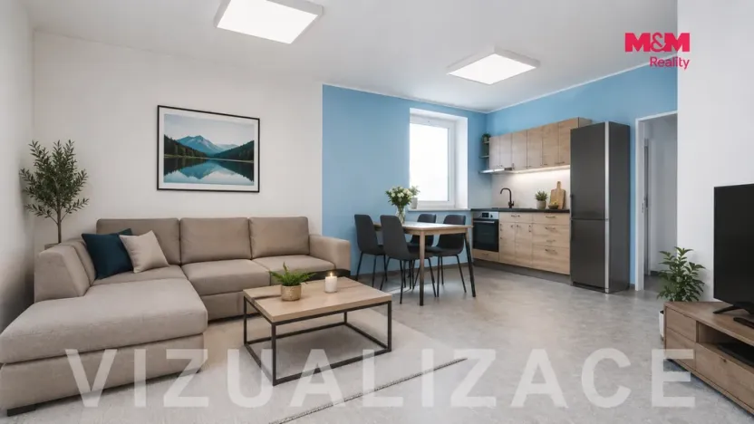 Prodej bytu 2+kk, Milovice, Mírová, 41 m2