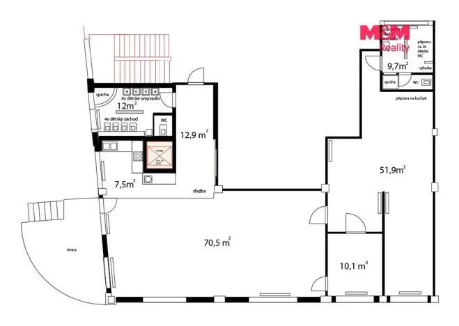 Pronájem komerční nemovitosti, Zdiby - Přemyšlení, U Továrny, 175 m2