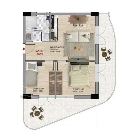 Prodej bytu 3+kk, Golem, kraj Tirana, Albánie, 64 m2