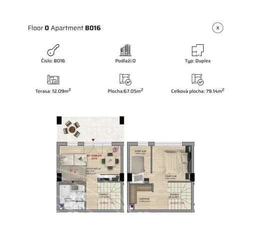 Prodej bytu 4+kk, Golem, kraj Tirana, Albánie, 79 m2