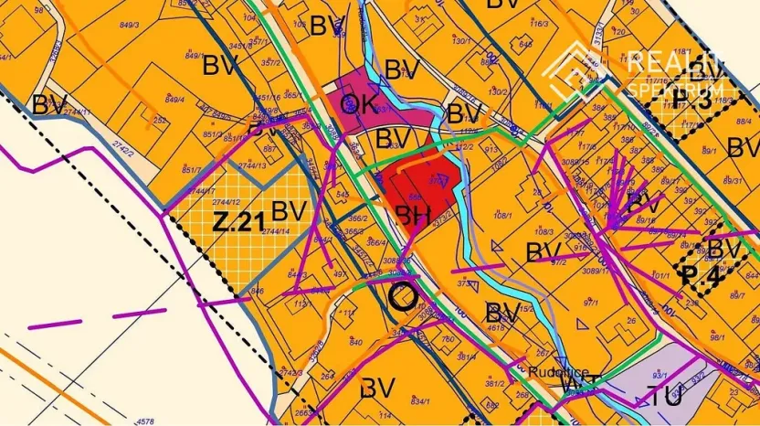 Prodej pozemku, Rudoltice, 3435 m2