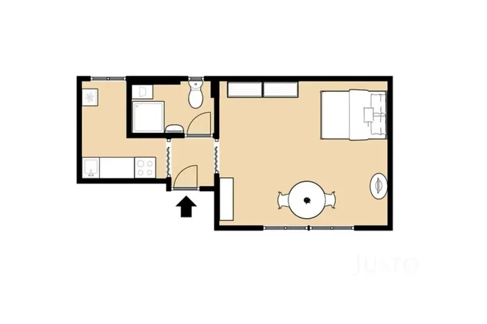 Pronájem bytu 1+1, Třeboň, Březanova, 29 m2