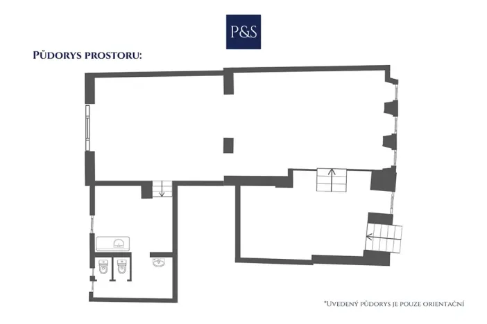 Pronájem kanceláře, Třebíč, Hasskova, 127 m2