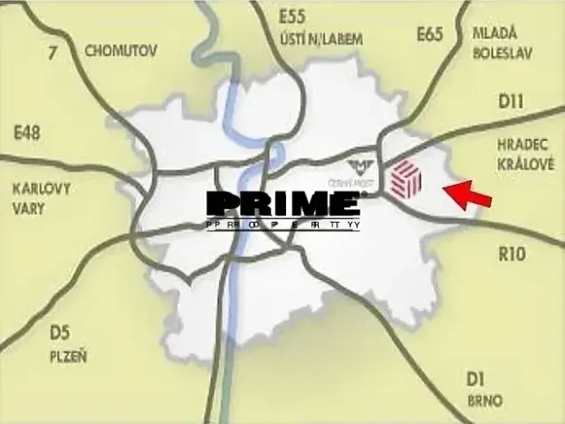 Pronájem skladu, Praha - Horní Počernice, Ve žlíbku, 378 m2