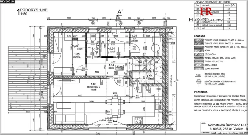 Prodej rodinného domu, Vlašim, 105 m2