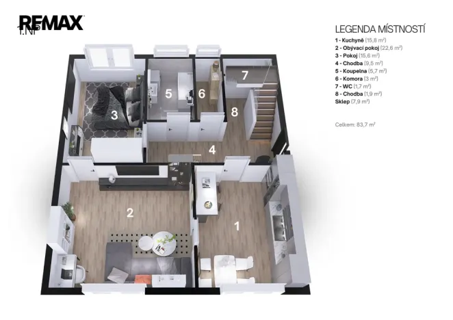 Prodej rodinného domu, Nymburk, Kramolínova, 176 m2