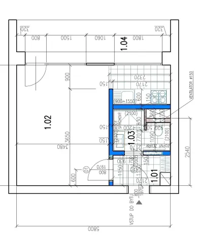 Pronájem bytu 1+kk, Slaný, Všehlušická, 27 m2