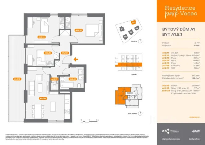 Prodej bytu 4+kk, Liberec, K Sportovnímu Areálu, 84 m2