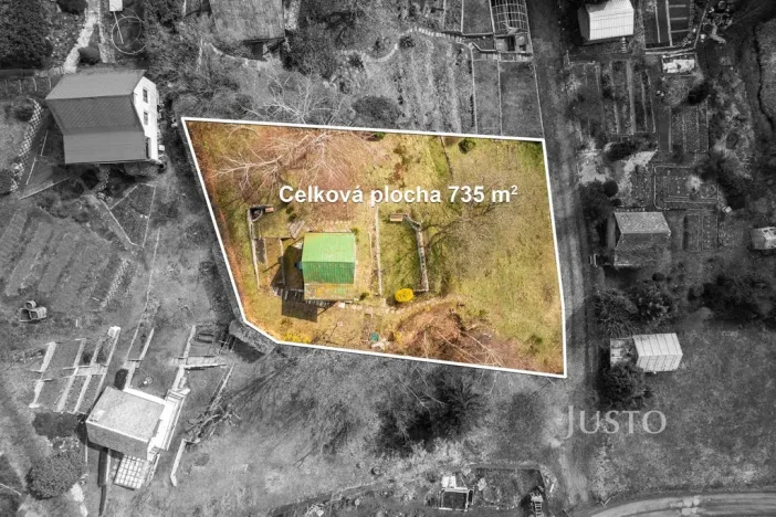 Prodej zahrady, Liberec, Hrabalova, 720 m2