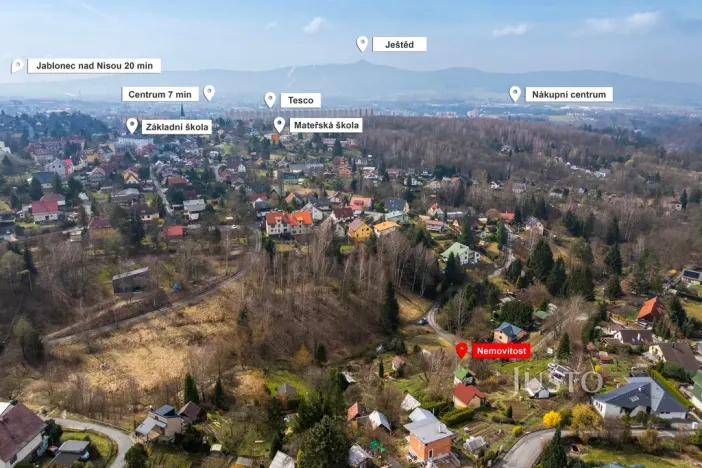 Prodej zahrady, Liberec, Hrabalova, 720 m2