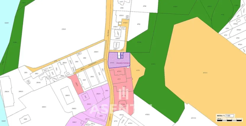 Prodej pozemku, Ostrava - Slezská Ostrava, Na Jánské, 1303 m2
