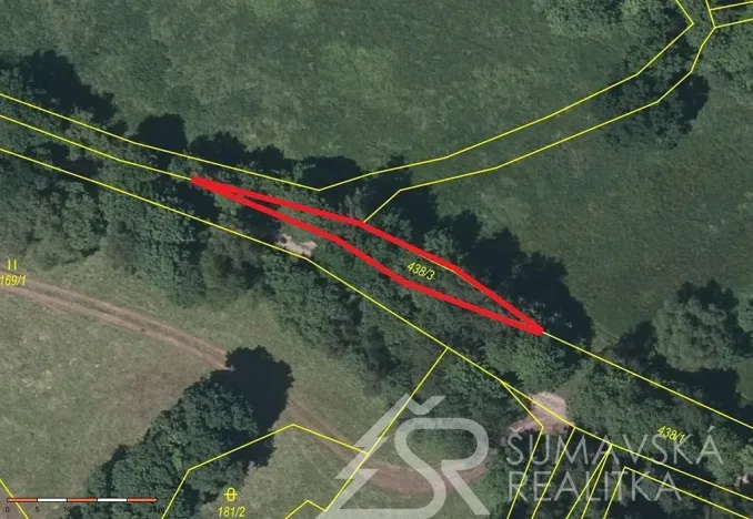 Prodej pozemku, Sušice - Humpolec, 165 m2